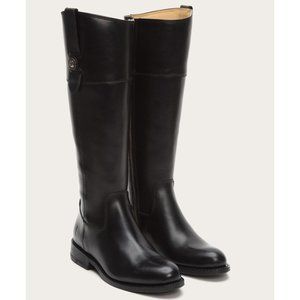Frye Jayden Button Tall Black Leather Boot 8.5